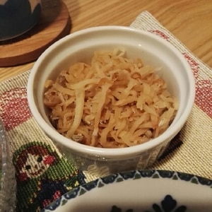 切り干し大根の麺つゆサラダ